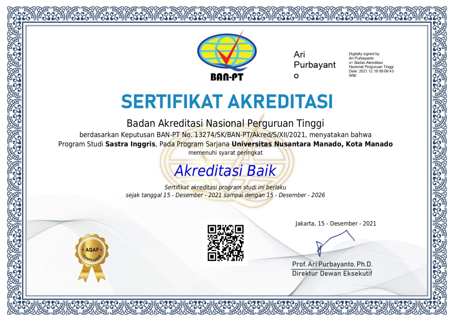 Bahasa Asing - Universitas Nusantara Manado